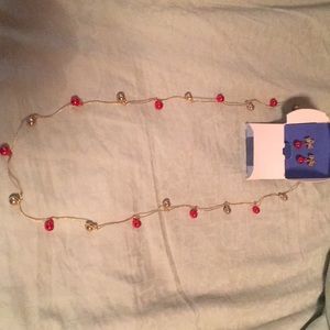Christmas jingle bells earrings and necklace